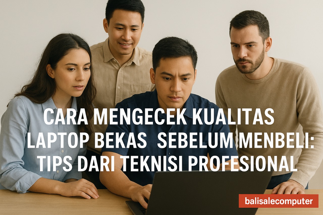 Cara Mengecek Kualitas Laptop Bekas Sebelum Membeli: Tips dari Teknisi Profesional