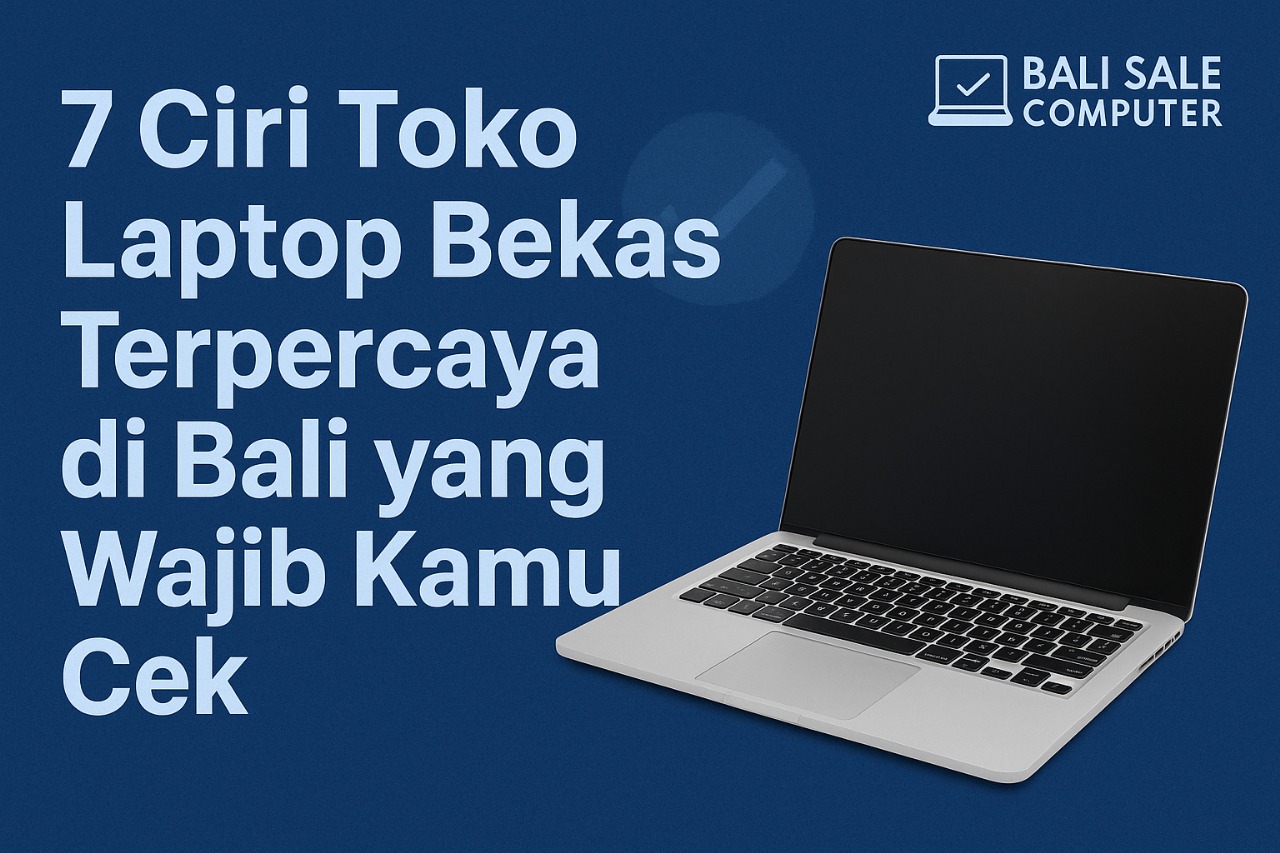 7 Ciri Toko Laptop Bekas Terpercaya di Bali yang Wajib Kamu Cek