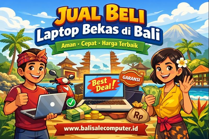 Tempat Jual Laptop Bekas di Bali yang Paling Dicari Tahun Ini