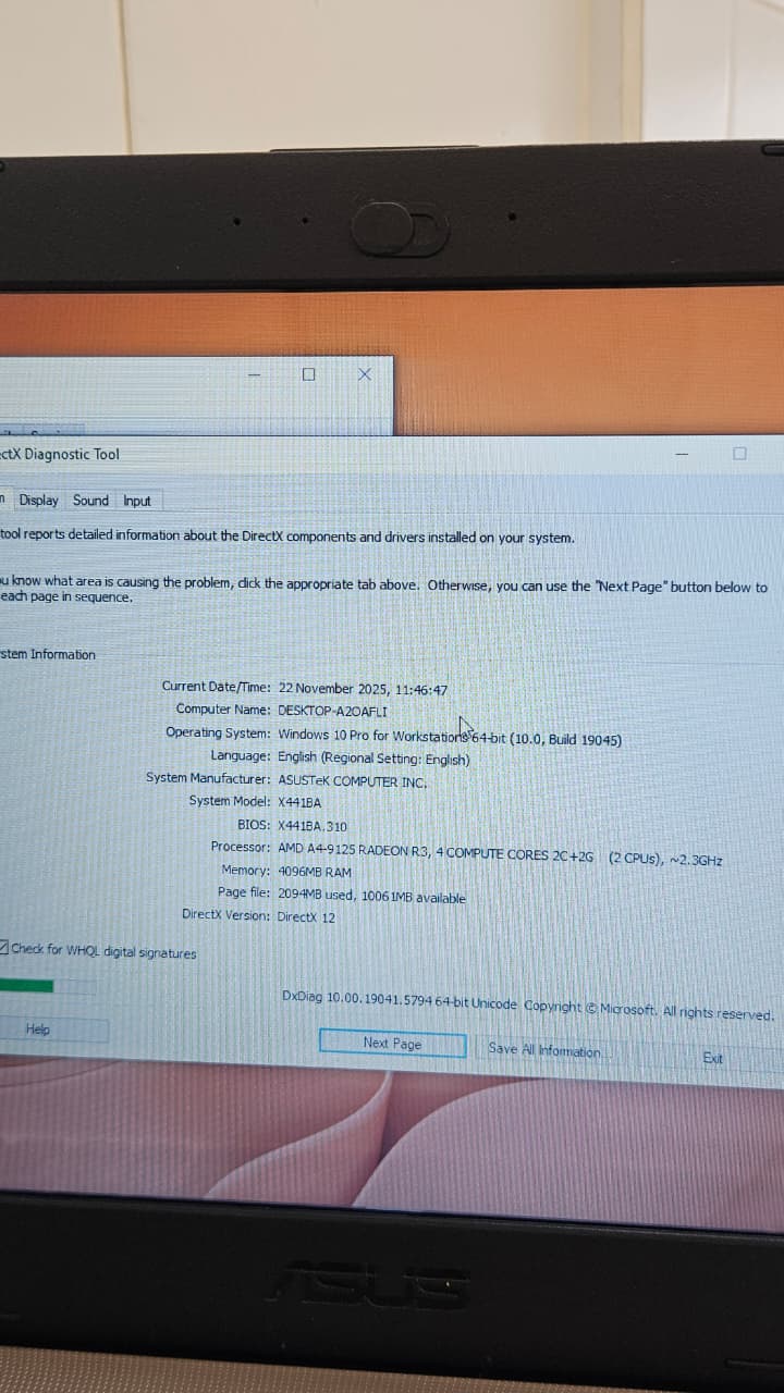 Asus Vivobook X441BA 2