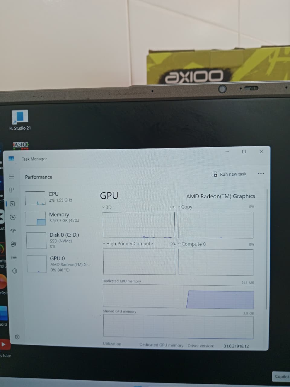 AXIOO HYPE 5 AMD X3 6
