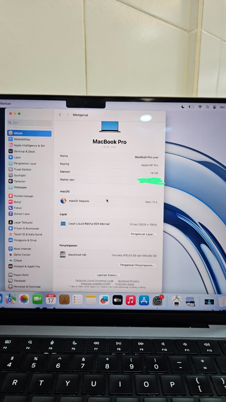 Apple Macbook Pro M1 2021 14" 2