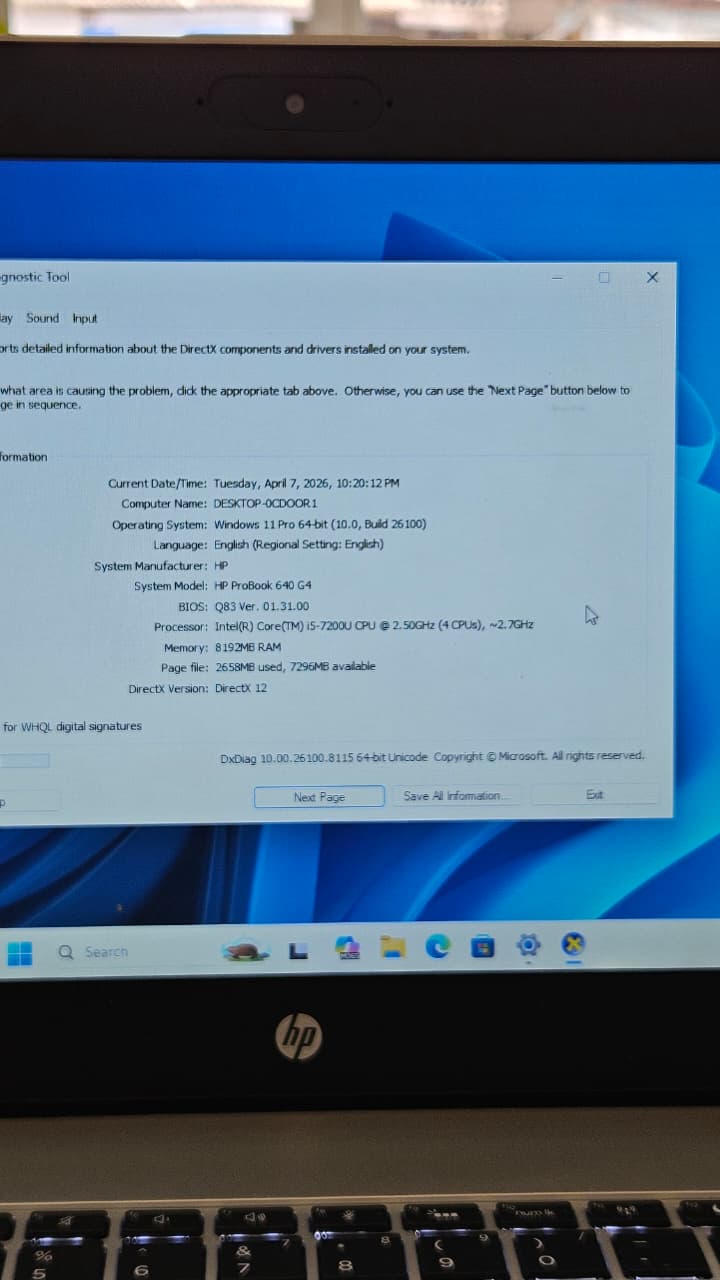 Laptop HP Probook 640 G4 2