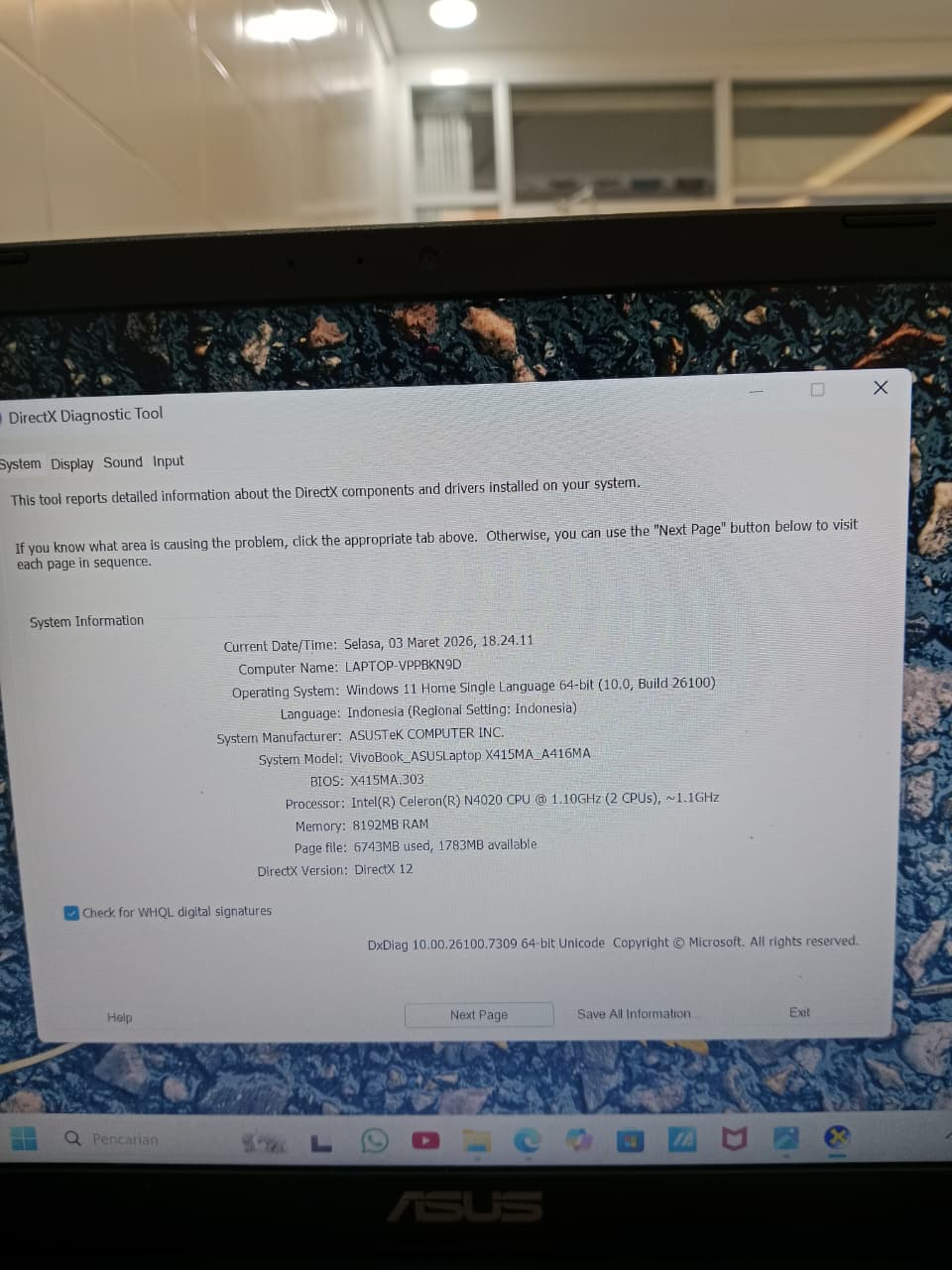 ASUS VIVOBOOK AM16M 4