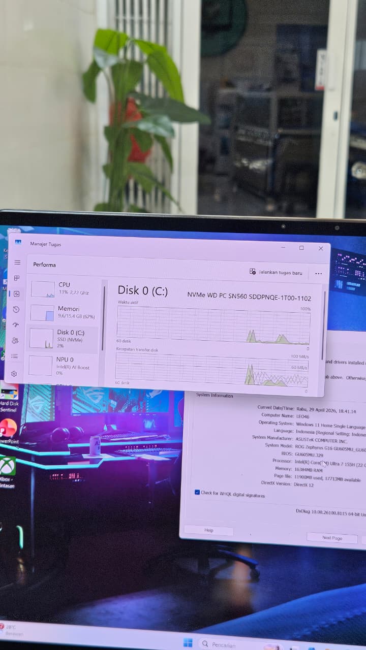Asus ROG Zephyrus G16 GU605MU 6