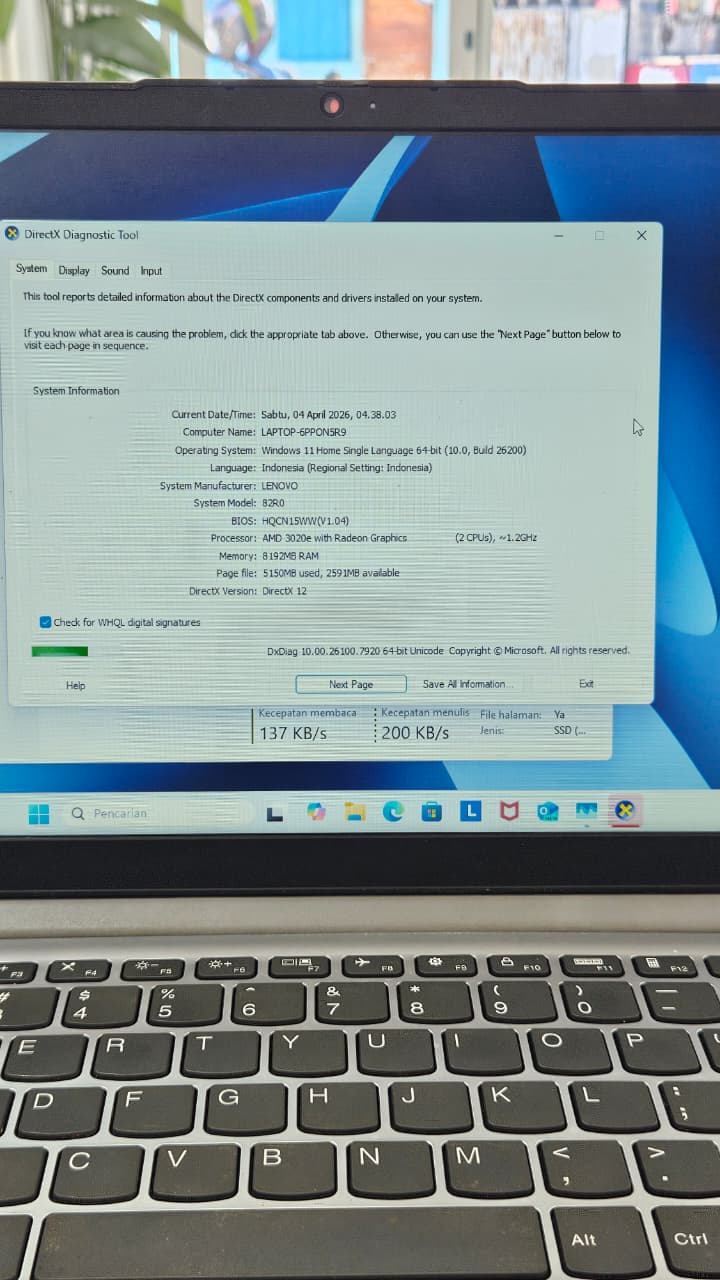 Lenovo Ideapad Slim 1 14ADA7 2
