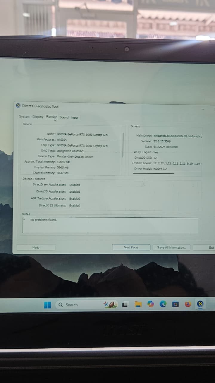 Gaming MSI GF63 Thin 11 UC 4